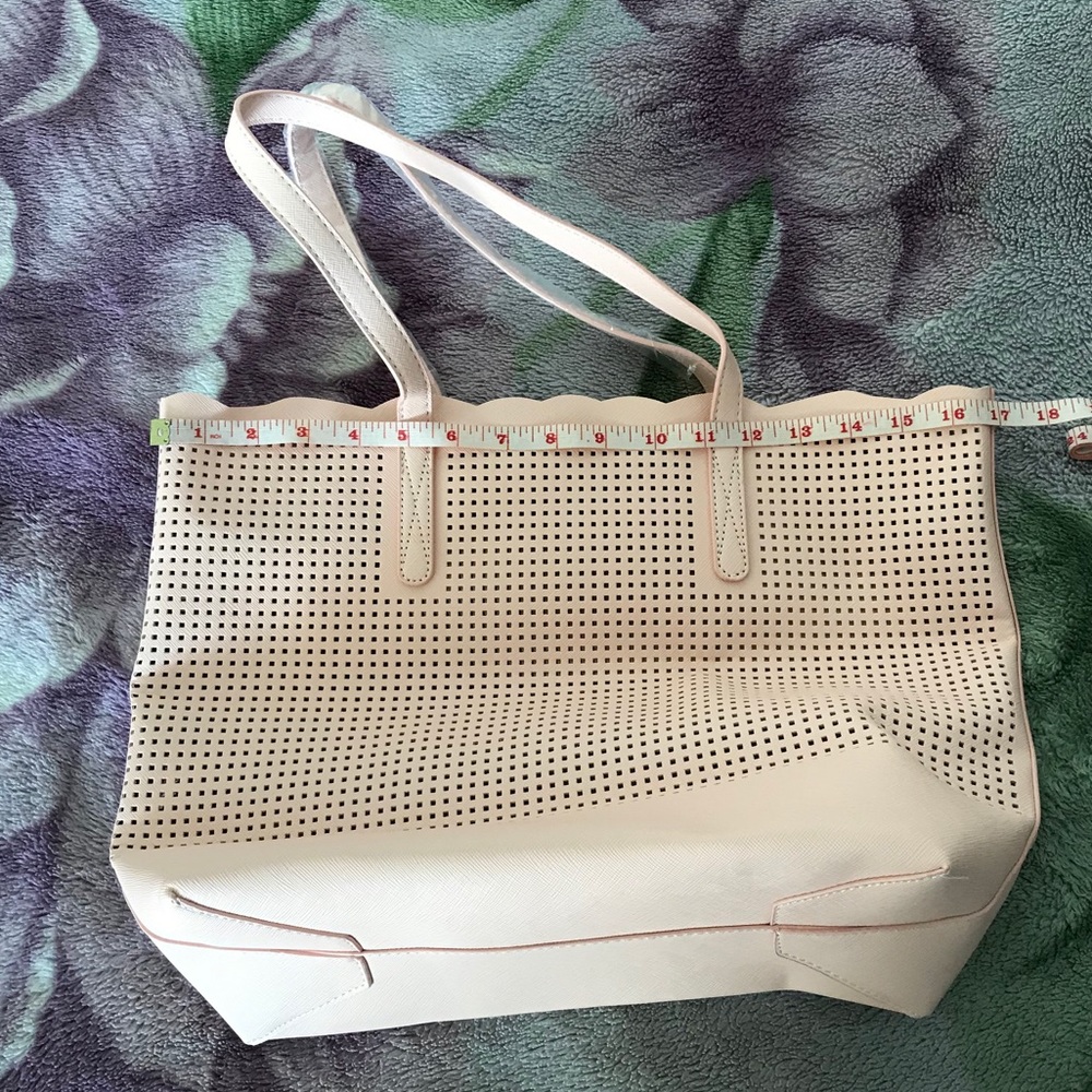 Neiman Marcus State of Escape Perforated Tote Bag - Picture 10 of 13